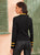 Gold Tape Detail Zip Up Sailor Jacket