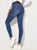 Cat Whiskers Button Front Skinny Jeans