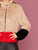 Zip Up Colour-Block Faux Fur Coat