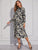 Allover Floral Print Tunic Dress