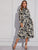 Allover Floral Print Tunic Dress