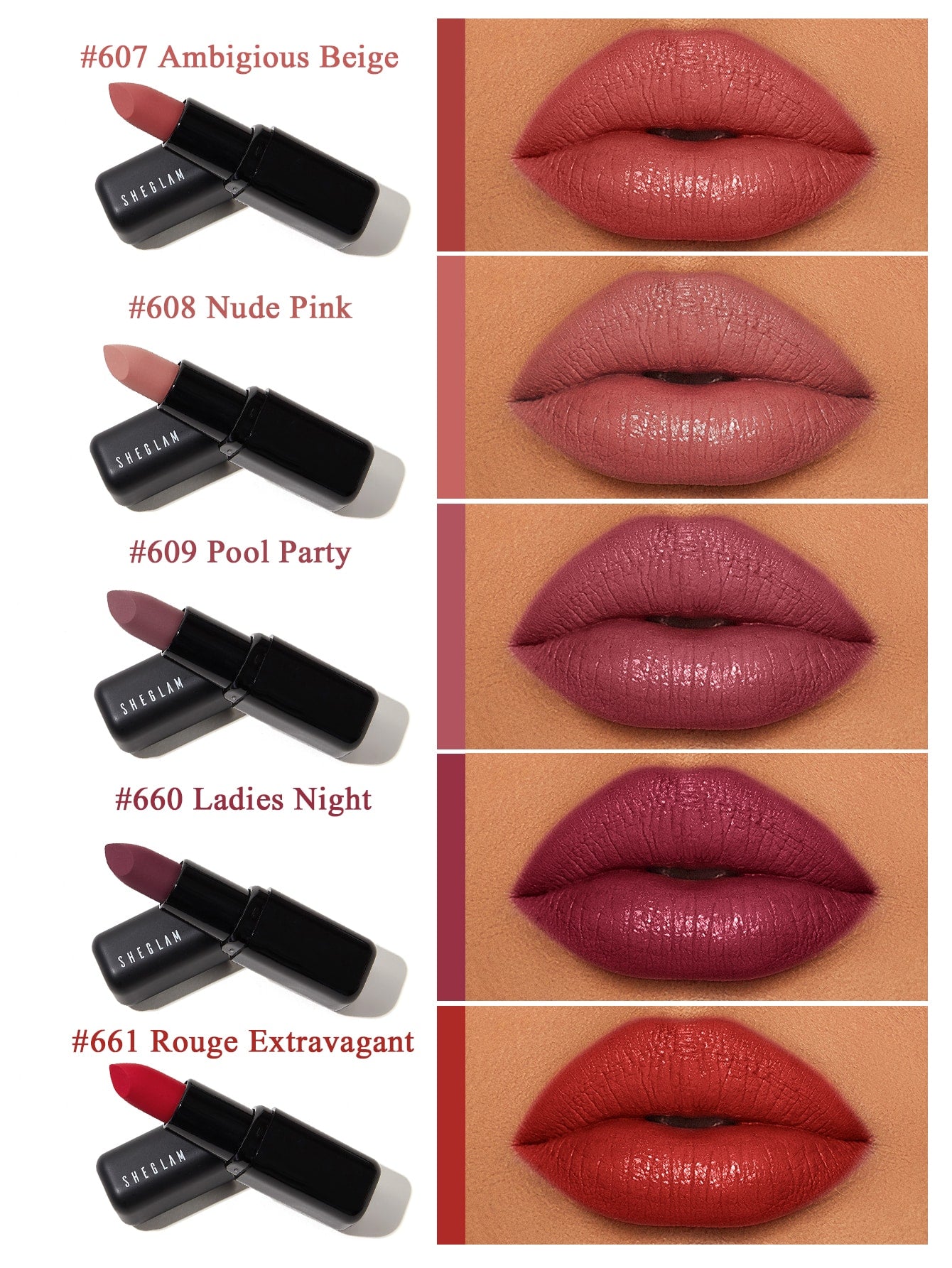 SHEGLAM Eye Candy Smooth Matte Lipstick