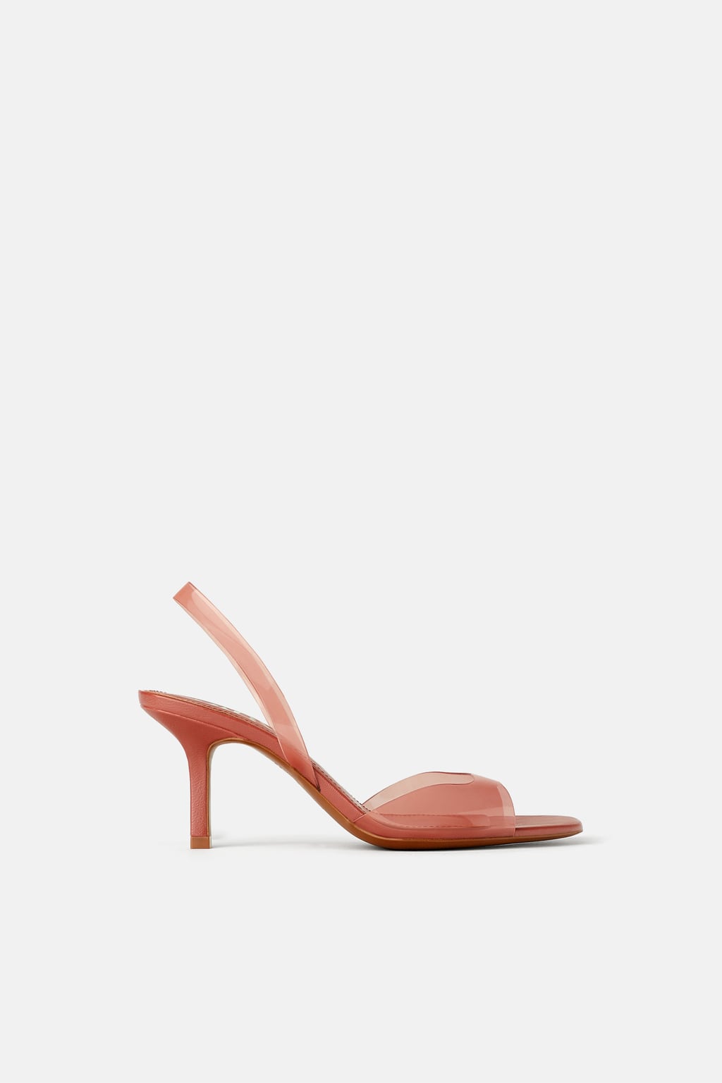 ZARA Vinyl High Heel Sandals
