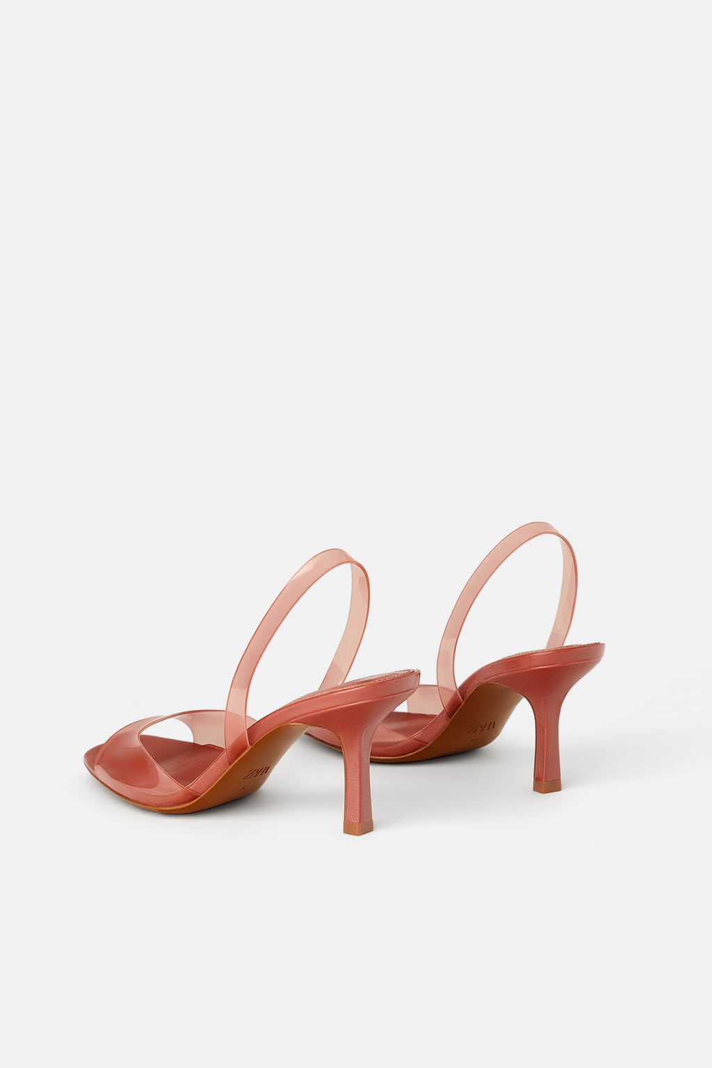 ZARA Vinyl High Heel Sandals