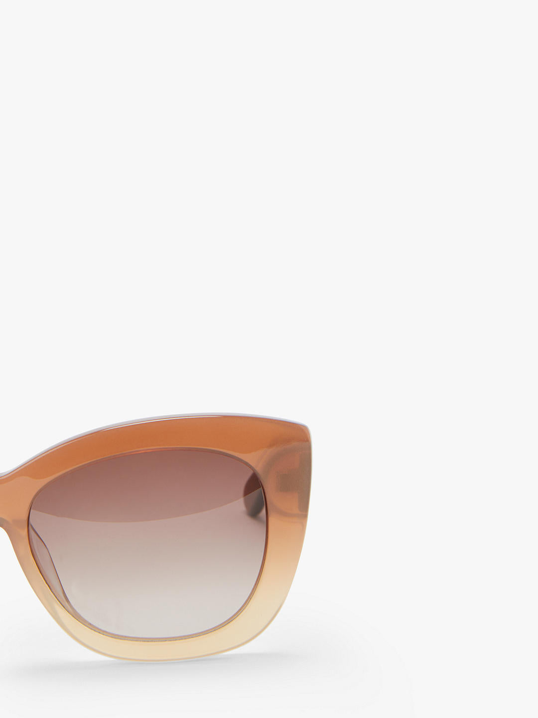 Modern Rarity Cat's Eye Sunglasses in Nude