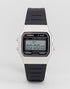 Casio Digital Silicone Strap Watch, Silver