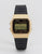 Casio Digital Silicone Strap Watch, Gold