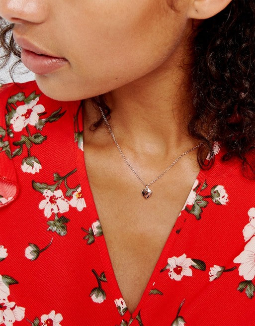 Ted Baker Hara Tiny Heart Rose Gold Pendant Necklace