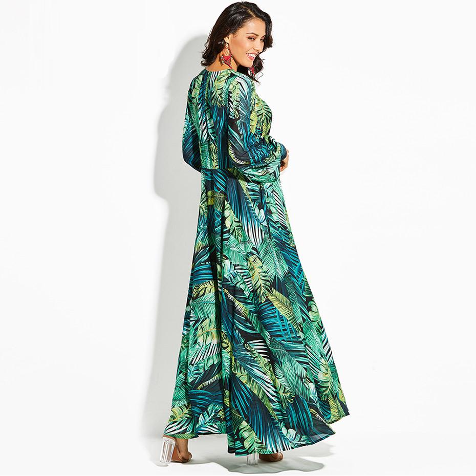 Boho Tunic Draped Maxi Dress