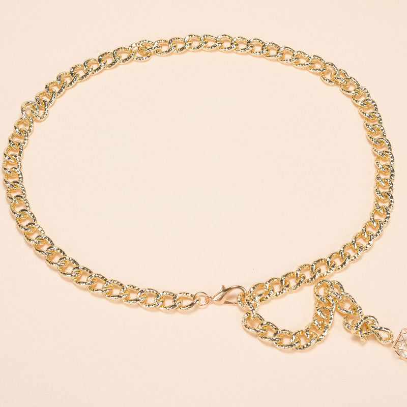 Chain Stretchy Strap Waist Belt