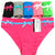 Women's 5 Pack Thongs Ladies Briefs