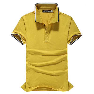 Classic Solid Cotton Polo Shirt