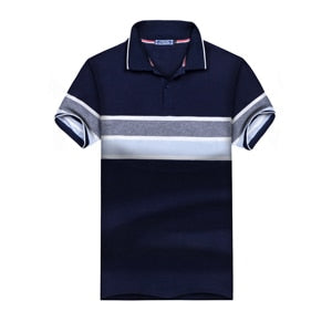 Men's Stand Collar Polo Shirt