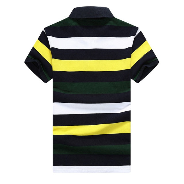 Slim Fit Striped Polo Shirt