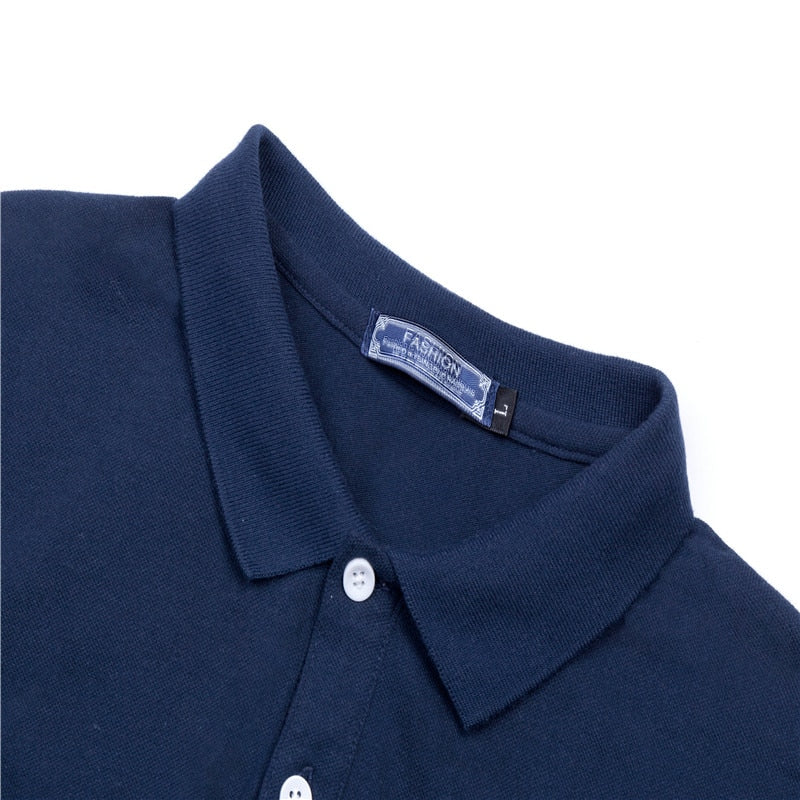 Breathable Cotton Polo Shirt