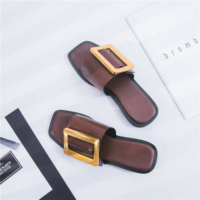 Buckle Gladiator Sandals