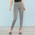 Black and White Gingham Casual Pants