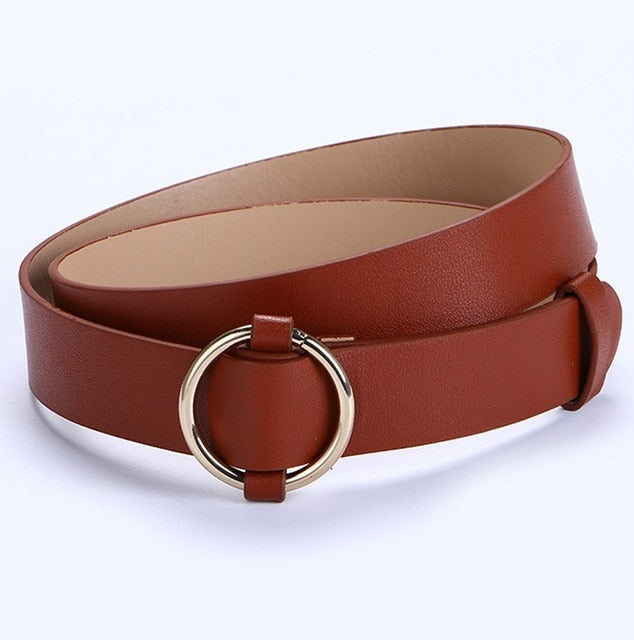 Metal Buckle Jeans Belt