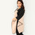 Plus Size Belted Long Cape Coat