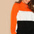 Plus Size Colorblock Zipper Sweatshirts