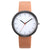 Women Contrast Leather Quartz Watch