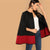 Two Tone Cape Coat