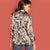 Snake Skin Print Blazer